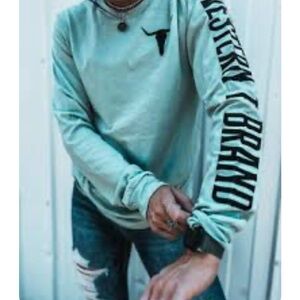 Women's Green Long Sleeve Top